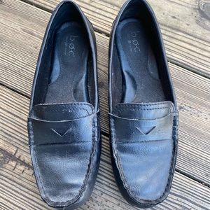 Cute Black Vegan Leather Loafers by boc. 7.5